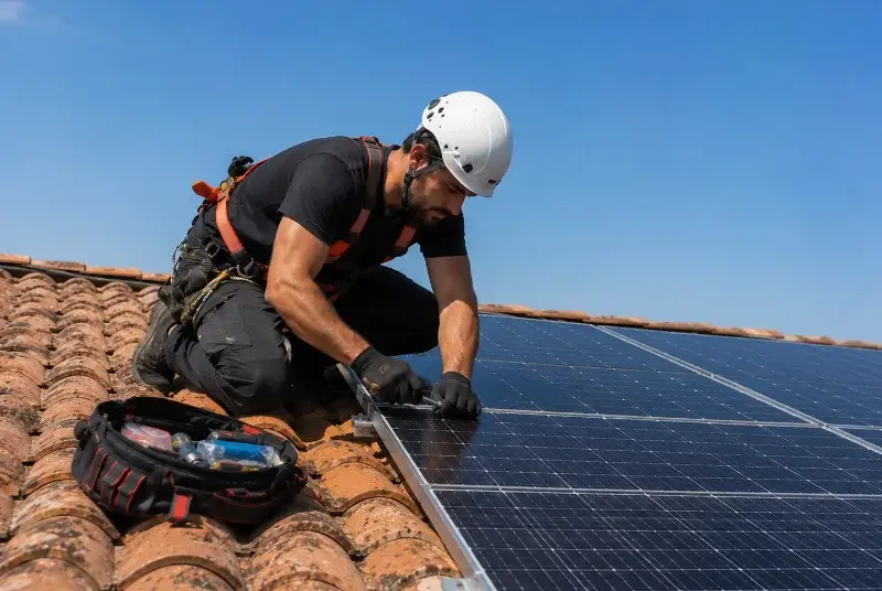 Maintenance et monitoring de panneaux solaires à Ramatuelle