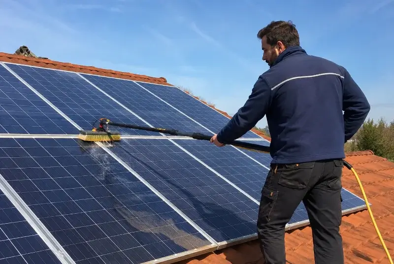 Nettoyage et entretien de panneaux solaires à Ramatuelle
